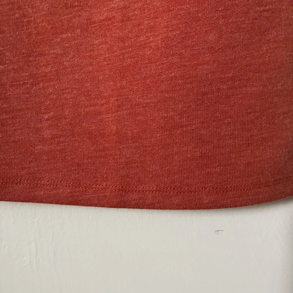 Lulus NWT Womens Small Rust Orange Sweater Knit Bodycon Dress Mock Neck Stretch - Picture 11 of 11